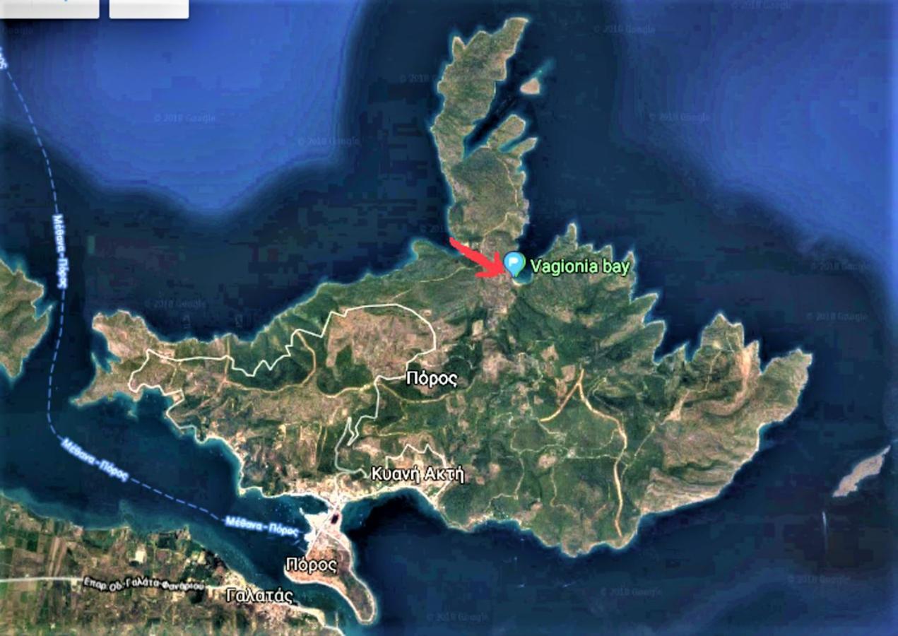 Private Beach House Irene Mare Poros Town Exterior photo